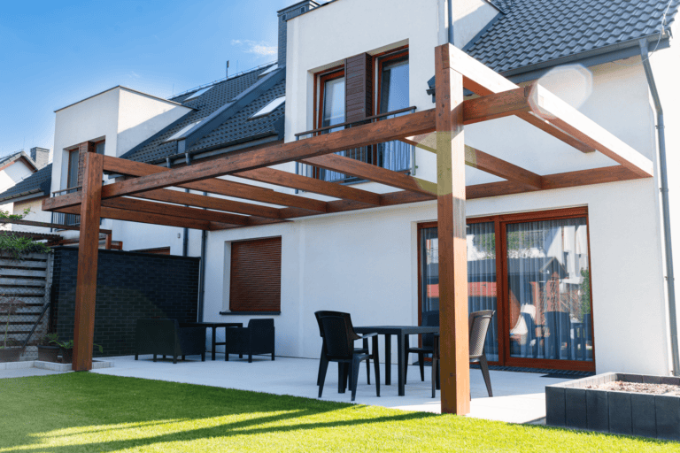 Pergola drewniana z drewna świerkowego BSH